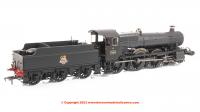 ACC2510-7824DCC Accurascale Manor Steam Loco number 7824 "Iford Manor" in BR Black livery with large early emblem